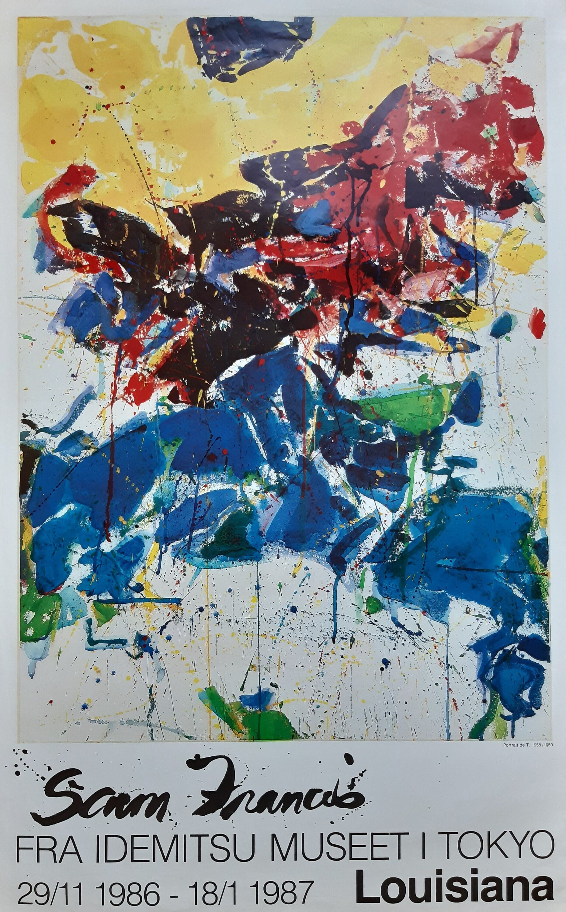 Sam Francis Original Art Poster - 24.0