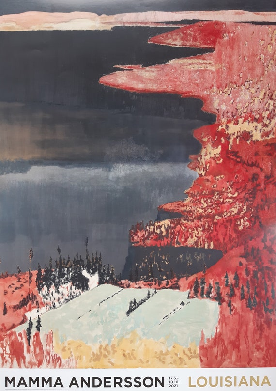 Mamma Andersson Large Art Exhibition Poster - 33.1