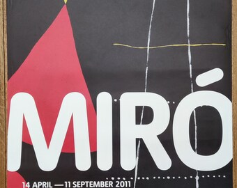 ミロ オリジナル版画展示ポスター ミロオリジナルアート展ポスター - 19.9