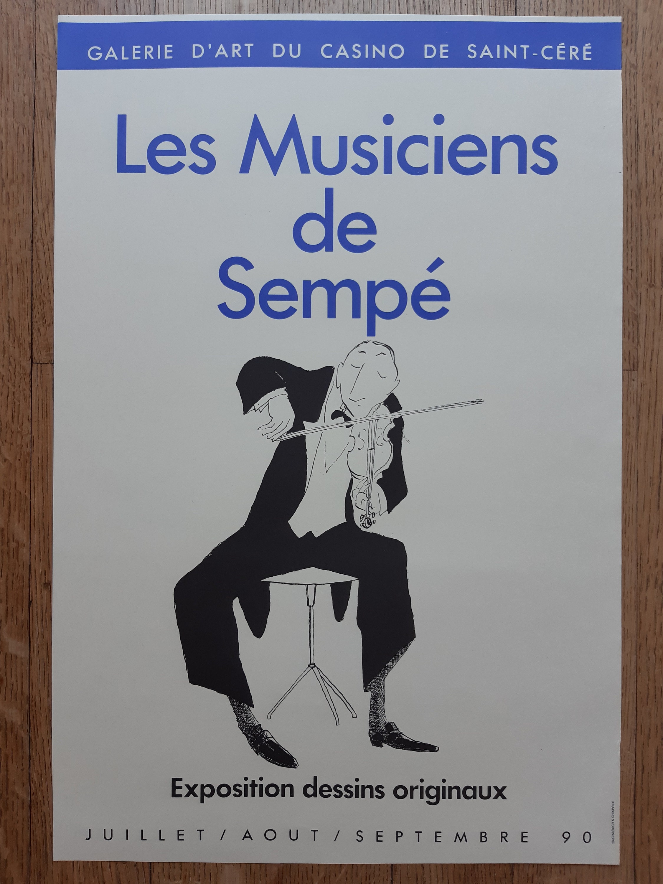 Sempé Original Exhibition Poster - Etsy