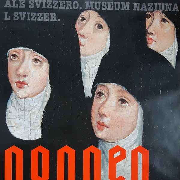 Swiss original museum poster