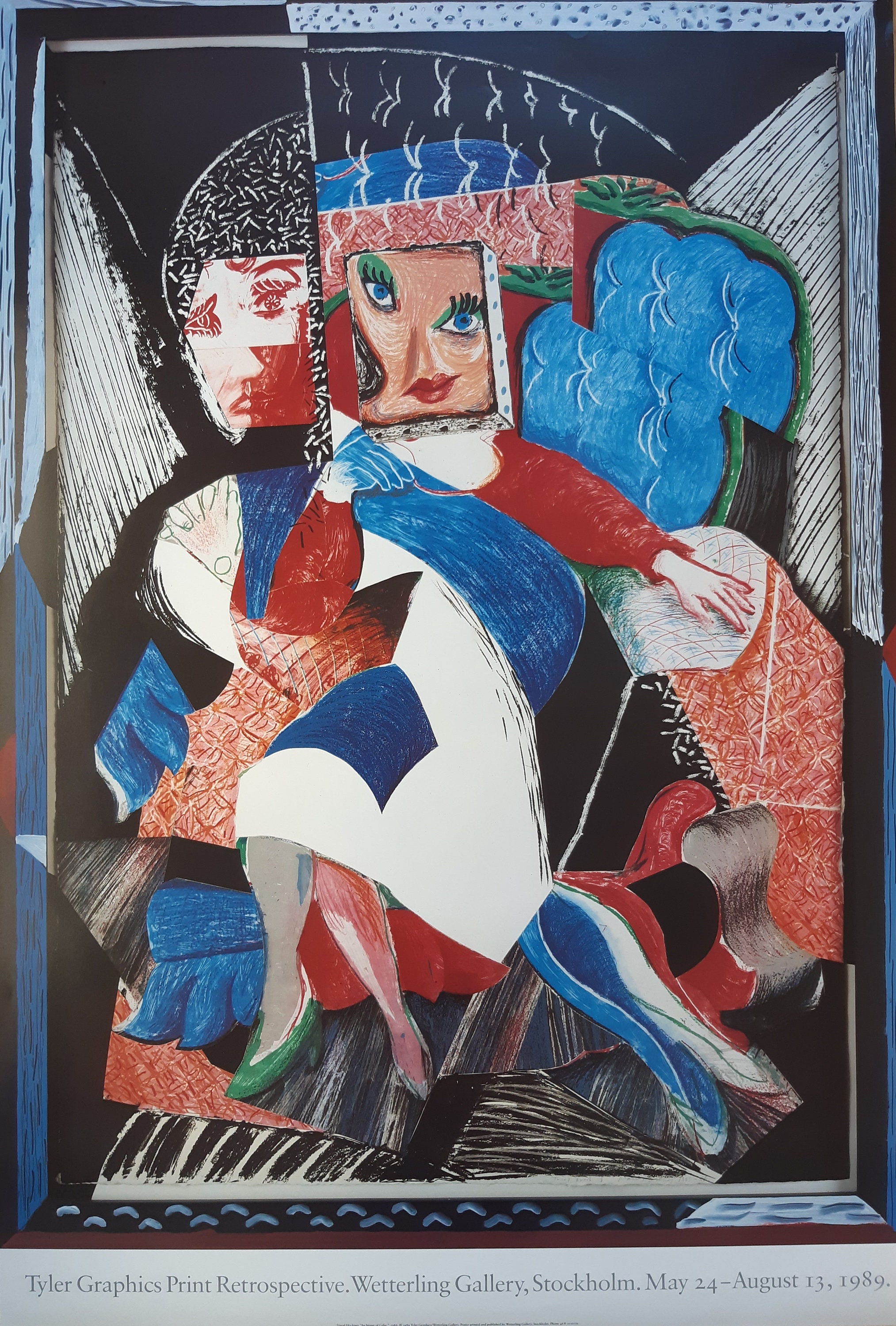 David Hockney Original Art Poster - 26.4