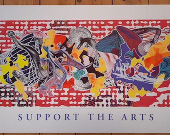 Frank Stella original art poster