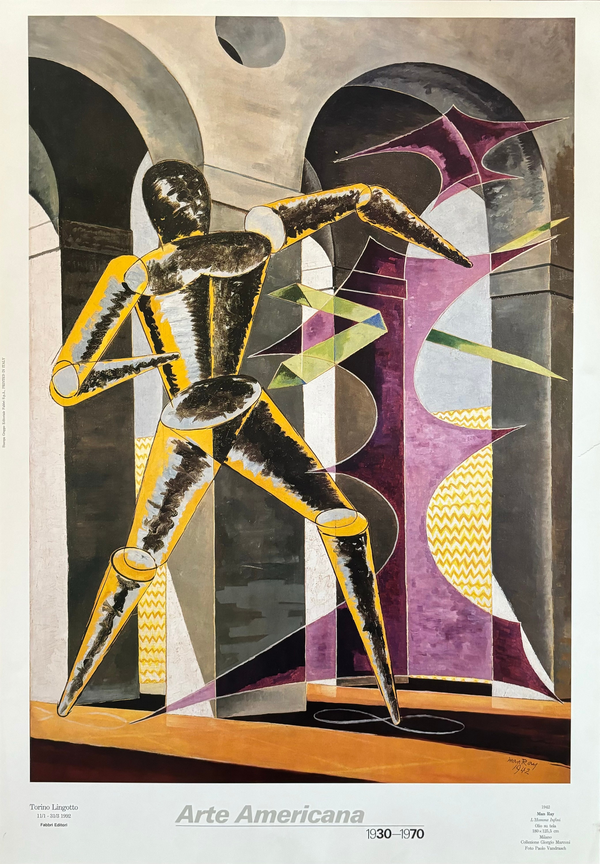 Man Ray Original Art Exhibition Poster - 27.8