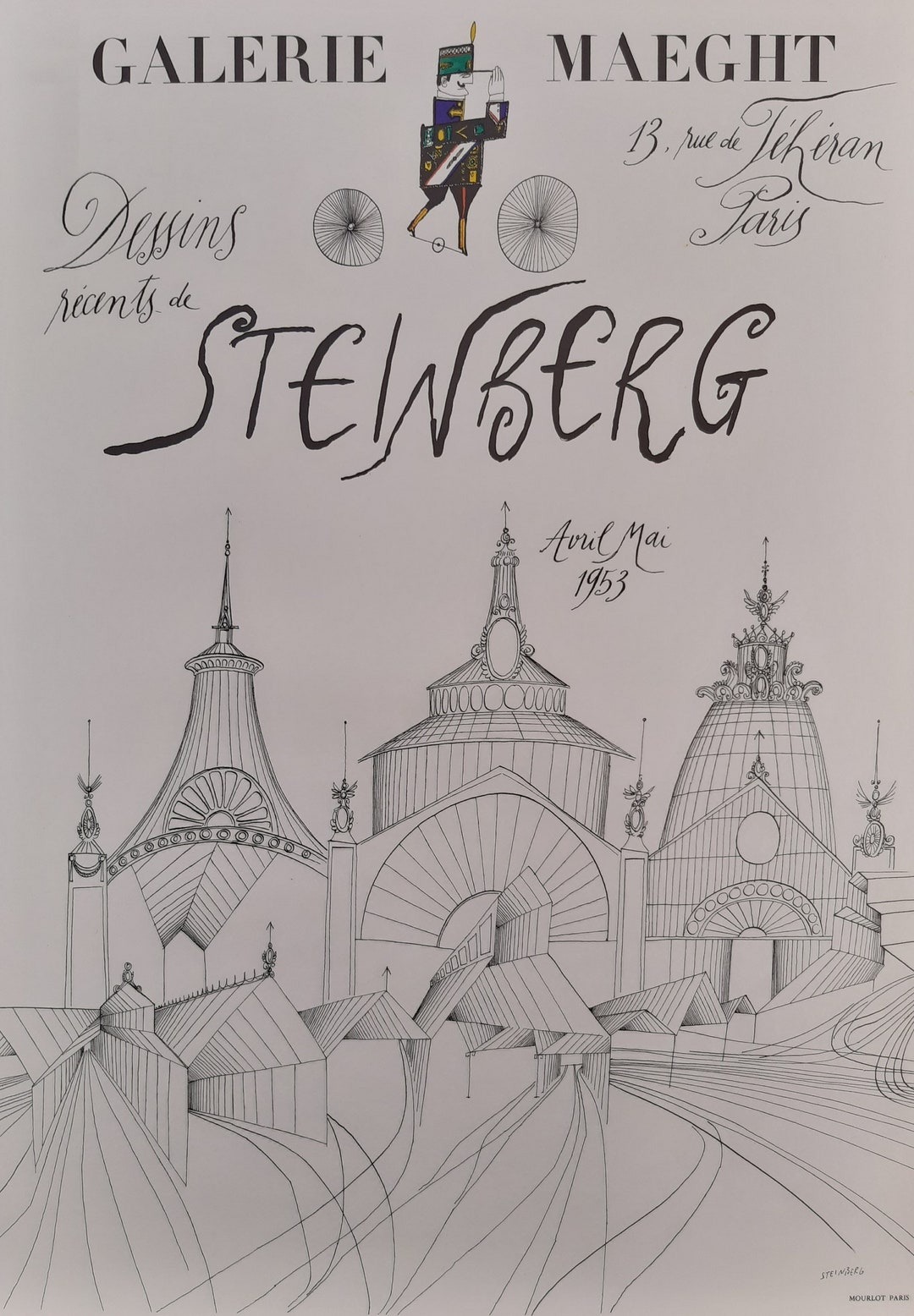 ソール スタインバーグ アートポスター 1949-1954 Steinberg ソール スタインバーグ アートポスター 1949-1954 Steinberg
