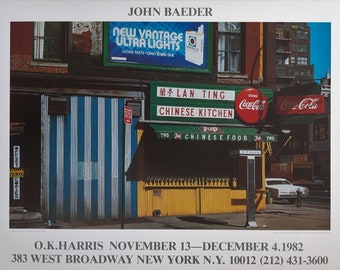 John Baeder original art poster - 31.5&quot;×23.6&quot; (80×60cm)