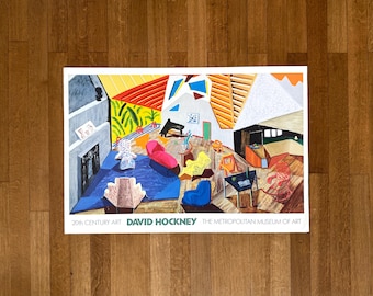 David Hockney Kunstausstellungsplakat - 41,1 "× 27,8" (104,5 × 70,8 cm)