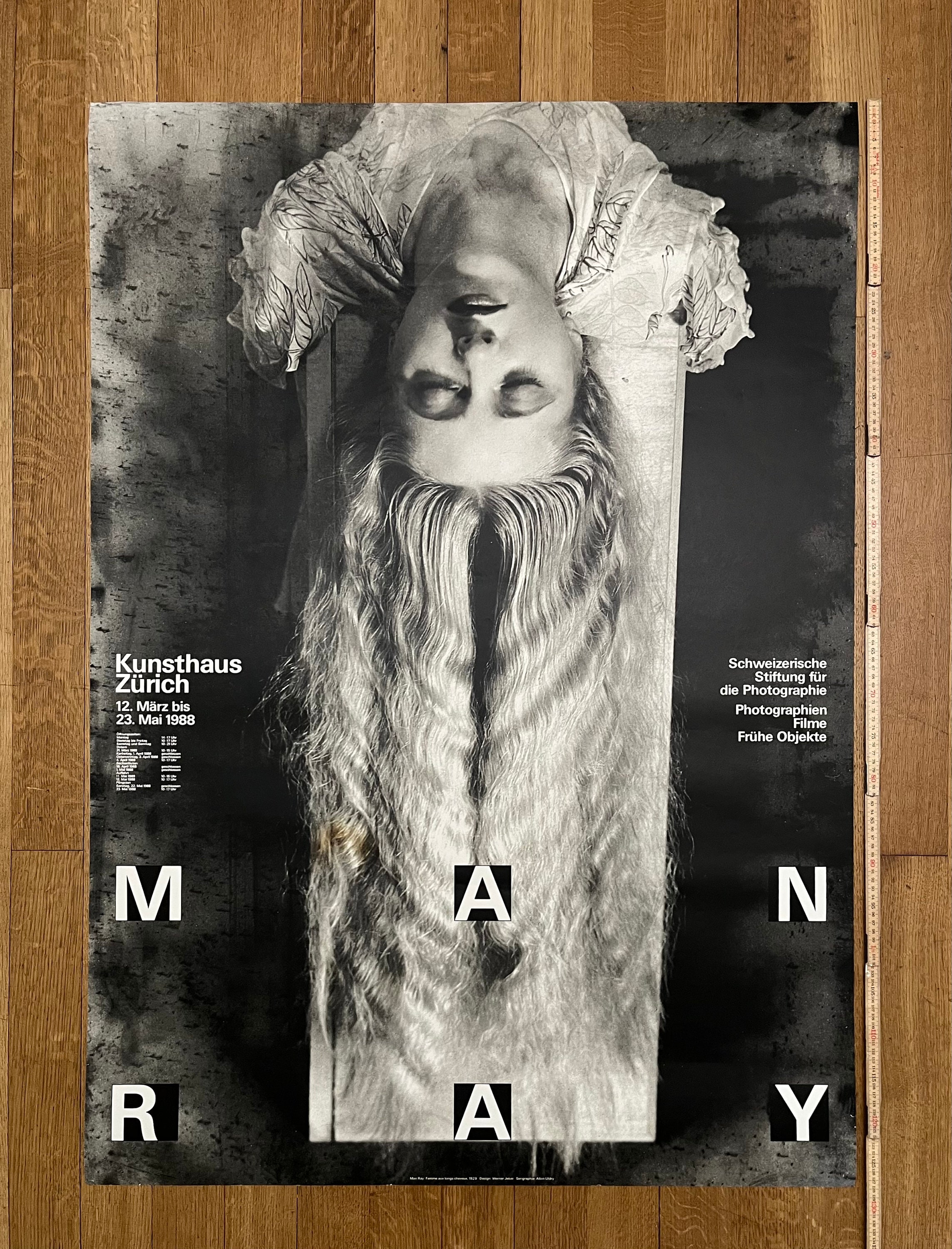 Man Ray Original Art Exhibition Poster - 35.6