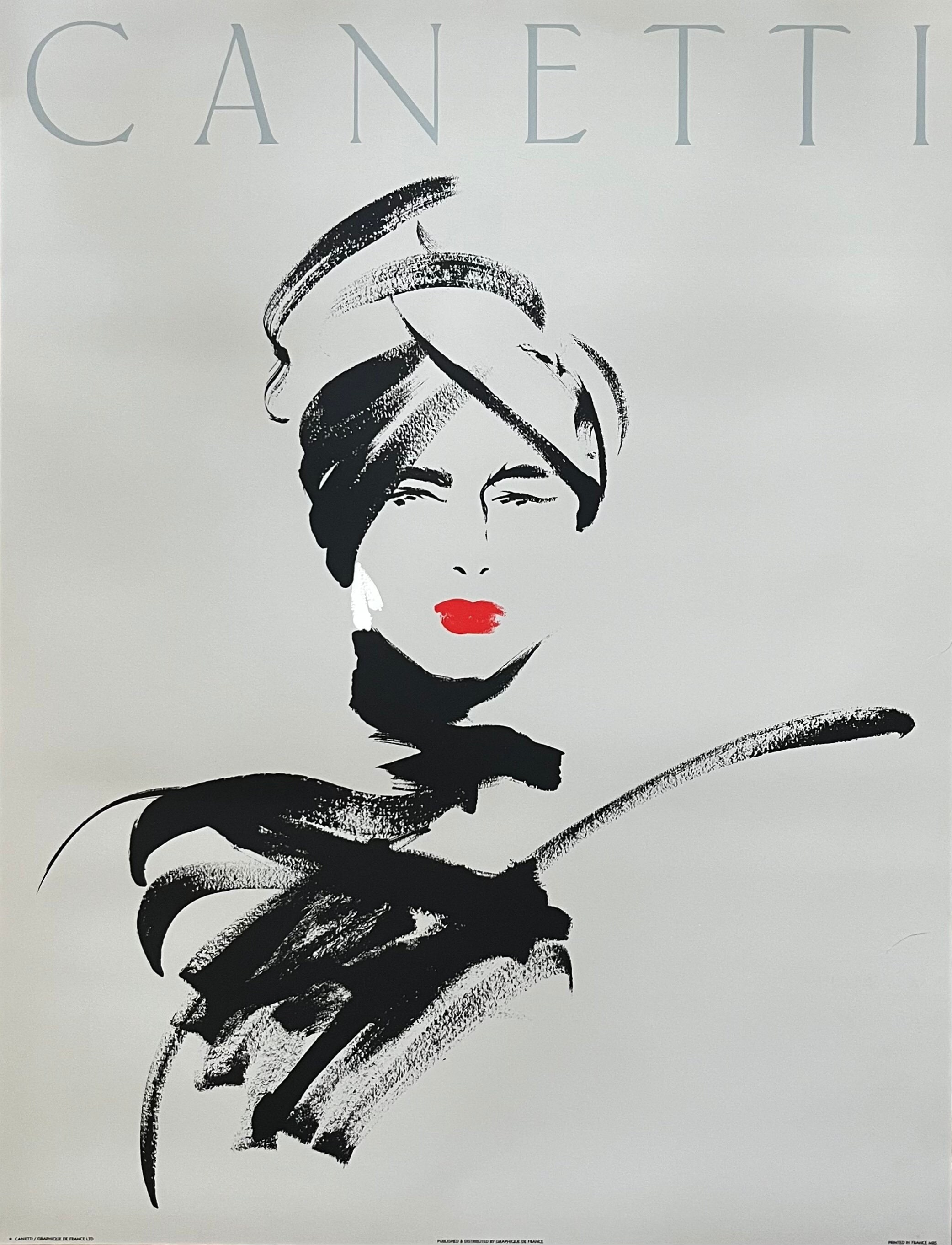 Michel Canetti Original Art Poster - 26.0