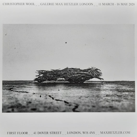 Christopher Wool Photo Exhibition Poster - 23.2
