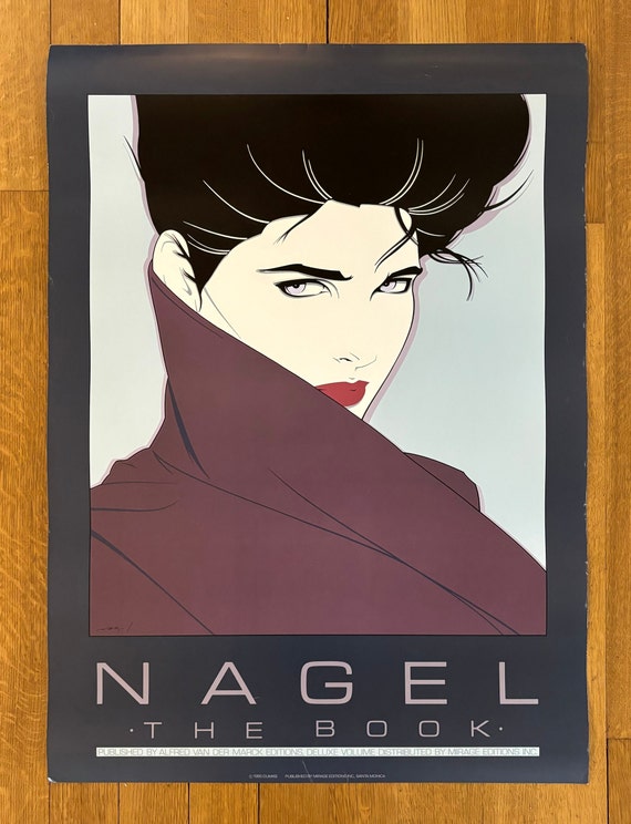 Patrick Nagel /パトリック　ネーゲル額入り ポスター 1980's ヴィンテージ Patrick Nagel 額入り ポスター