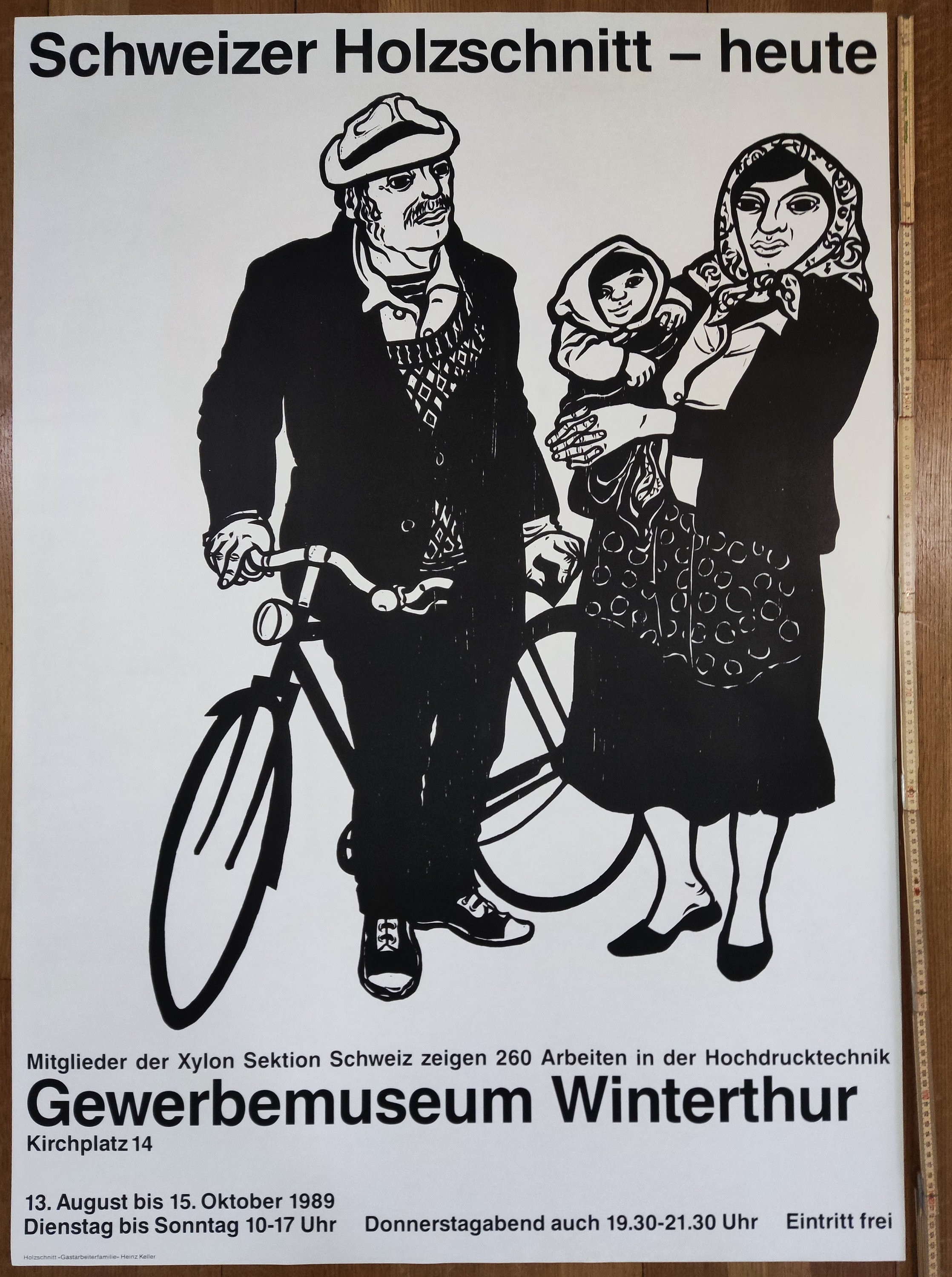 Heinz Keller Art Exhibition Poster - 35.4