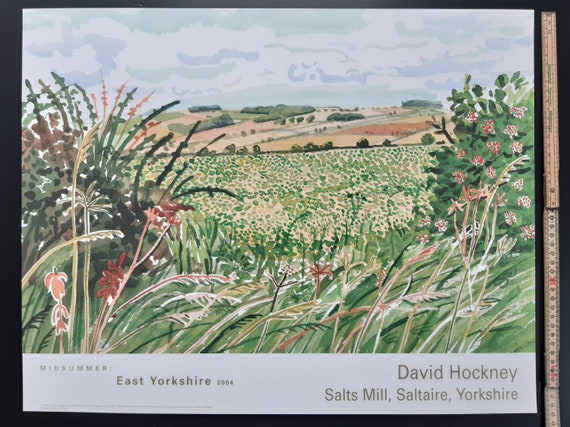 デイヴィッド・ホックニー オリジナルアートポスター - 22.4インチ