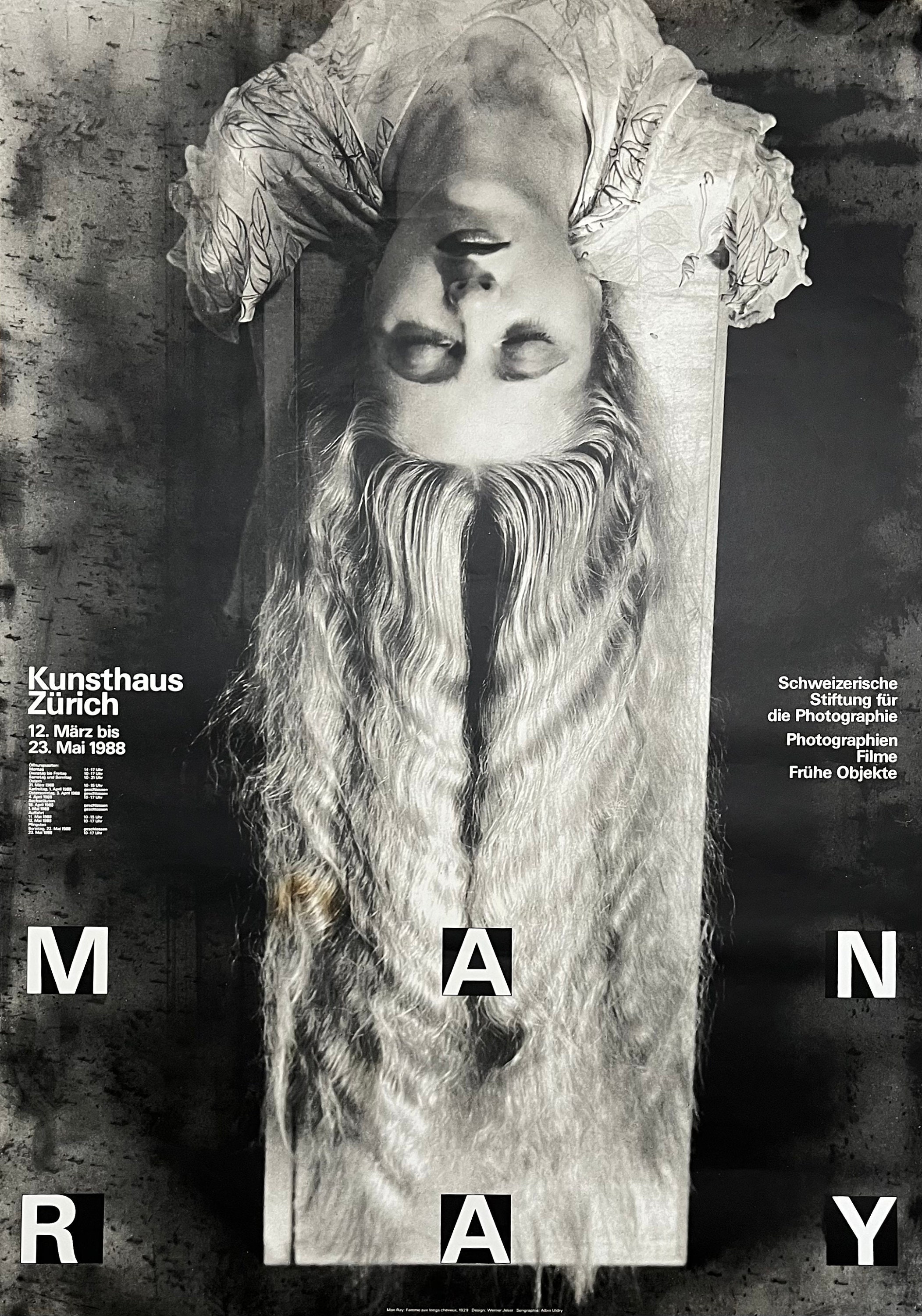 Man Ray Original Art Exhibition Poster - 35.6