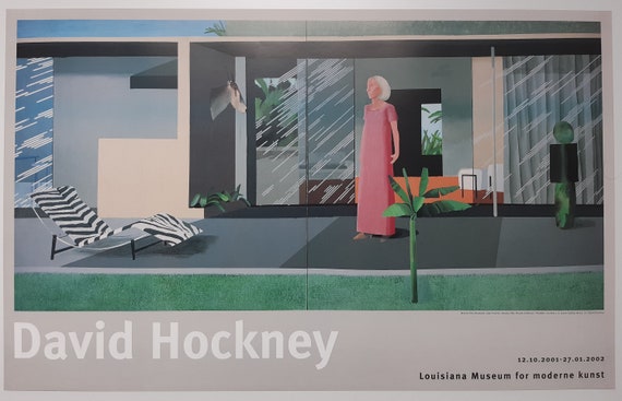 David Hockney Original Art Poster - 19.7