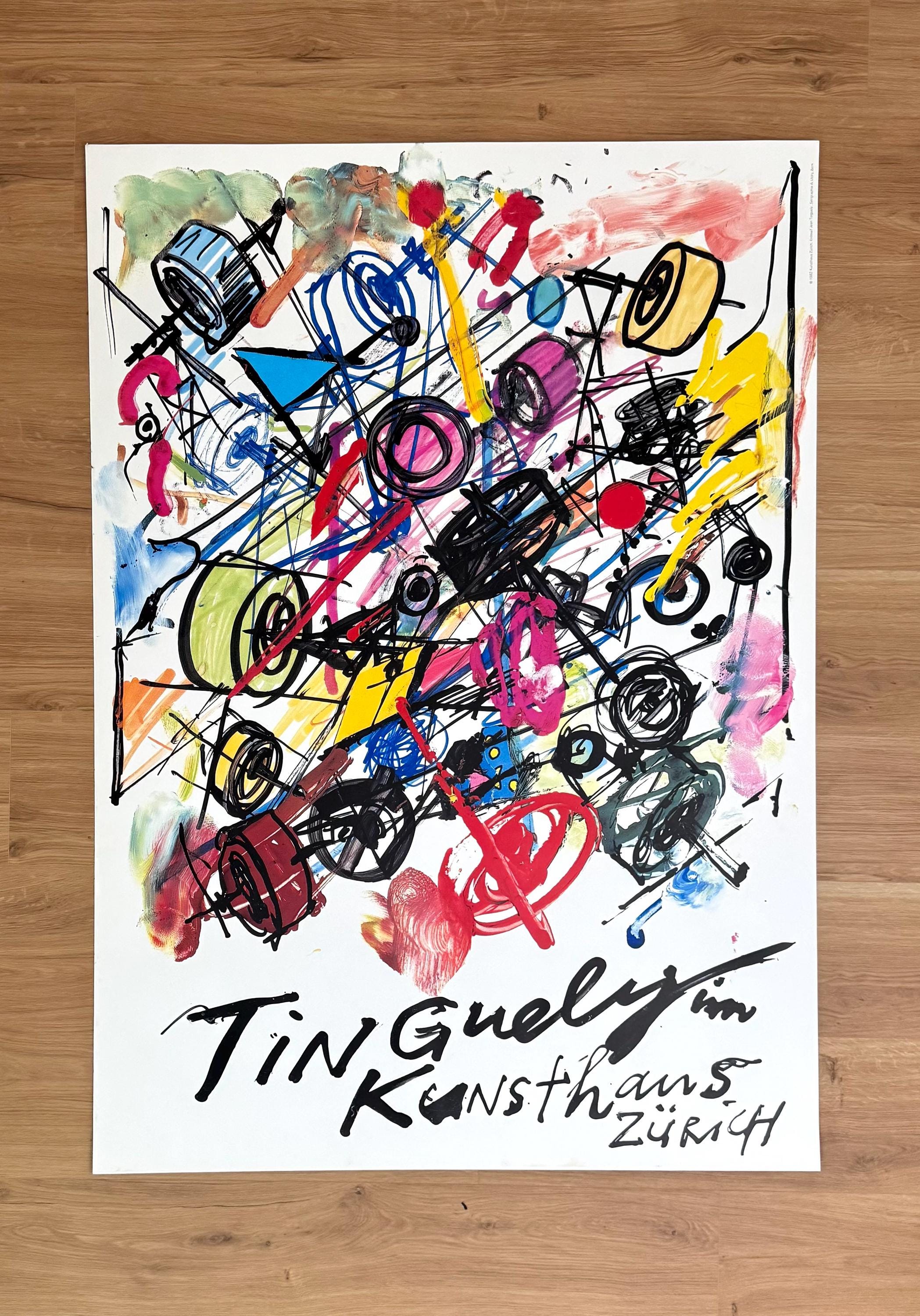 J・Tinguely、Relief au Cercle rouge、希少画集画 il_fullxfull.7116365611_1yhh.jpg