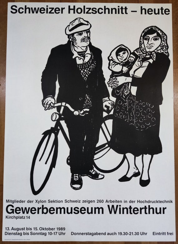 Heinz Keller Art Exhibition Poster - 35.4