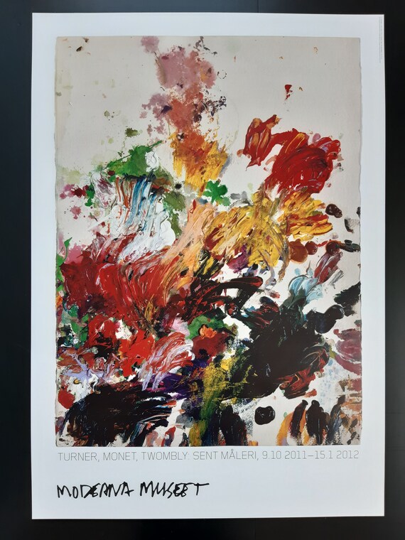 新品正規品 Cy Twombly Untitled (Blooming)ポスター CY TWOMBLY - Original Exhibition Poster 