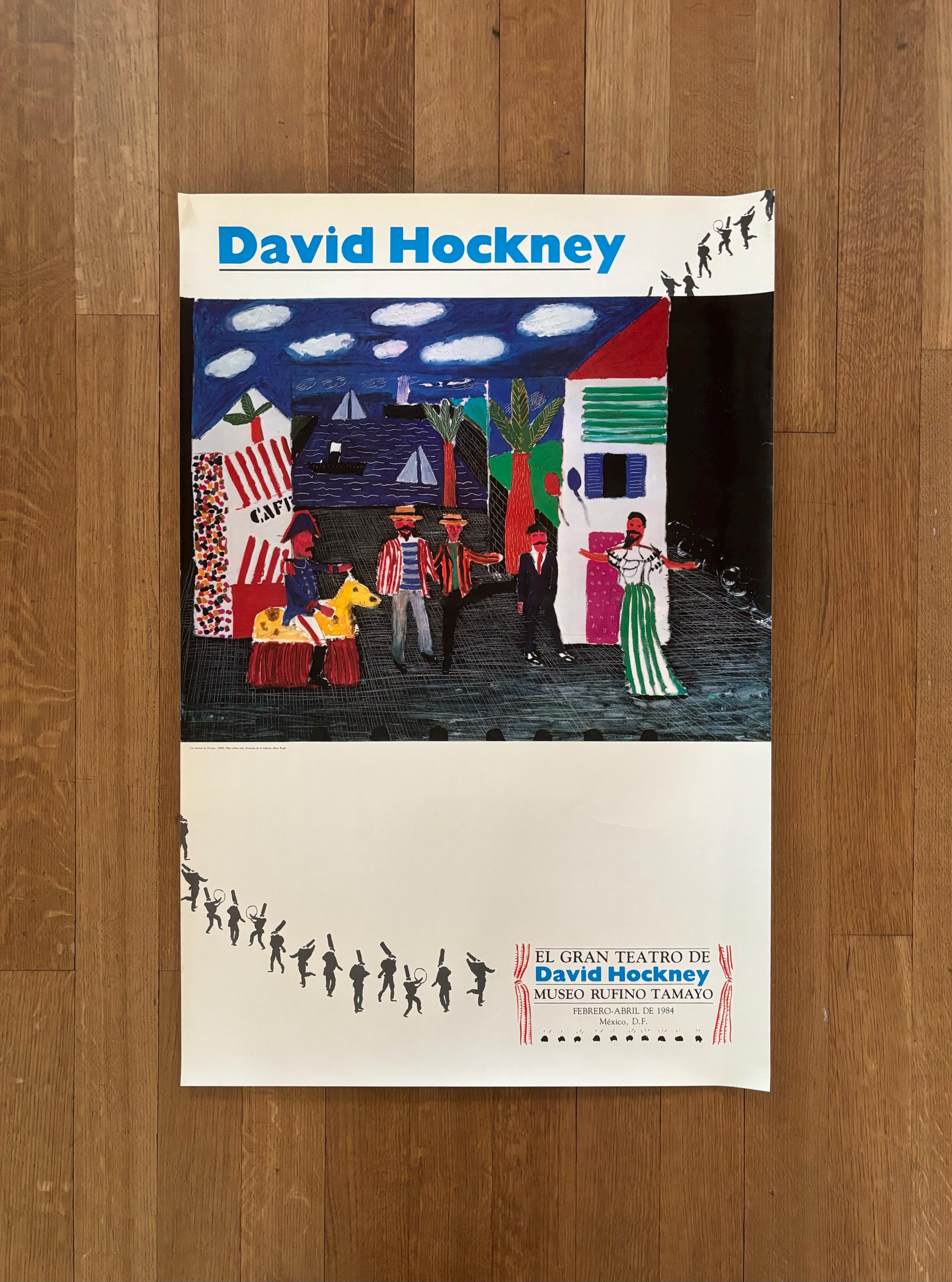 David Hockney Original Art Poster - 23.6