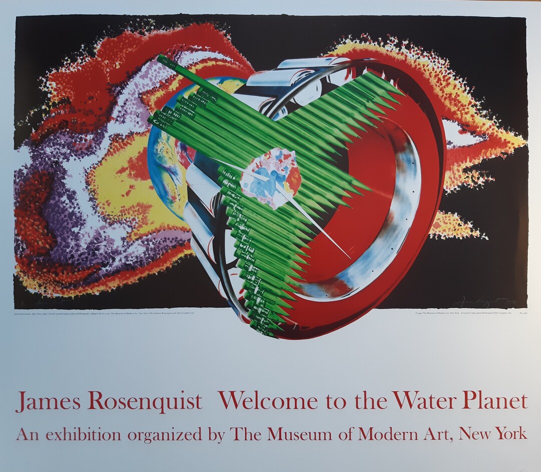 アートポスター ジェームス・ローゼンクイスト エキシビジョンポスター