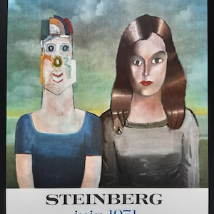 Póster artístico original de Saul Steinberg: 50 x 73 cm