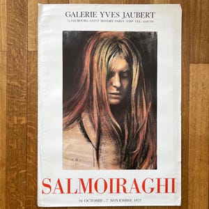 Giorgio Salmoiraghi originales Kunst Ausstellungsplakat Verwendet - 23,8 "× 33,5"" (60,5 x 85 cm)