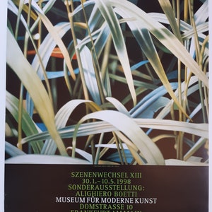 Franz Gertsch original art exhibition poster image 2