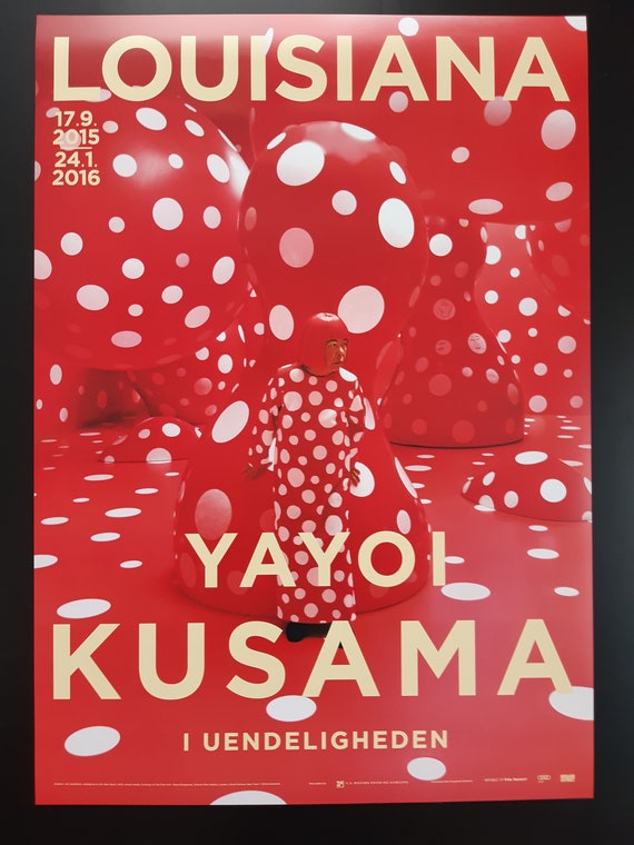 草間彌生 オリジナルアートポスター - 23.4インチ×33.1インチ (59.4×84