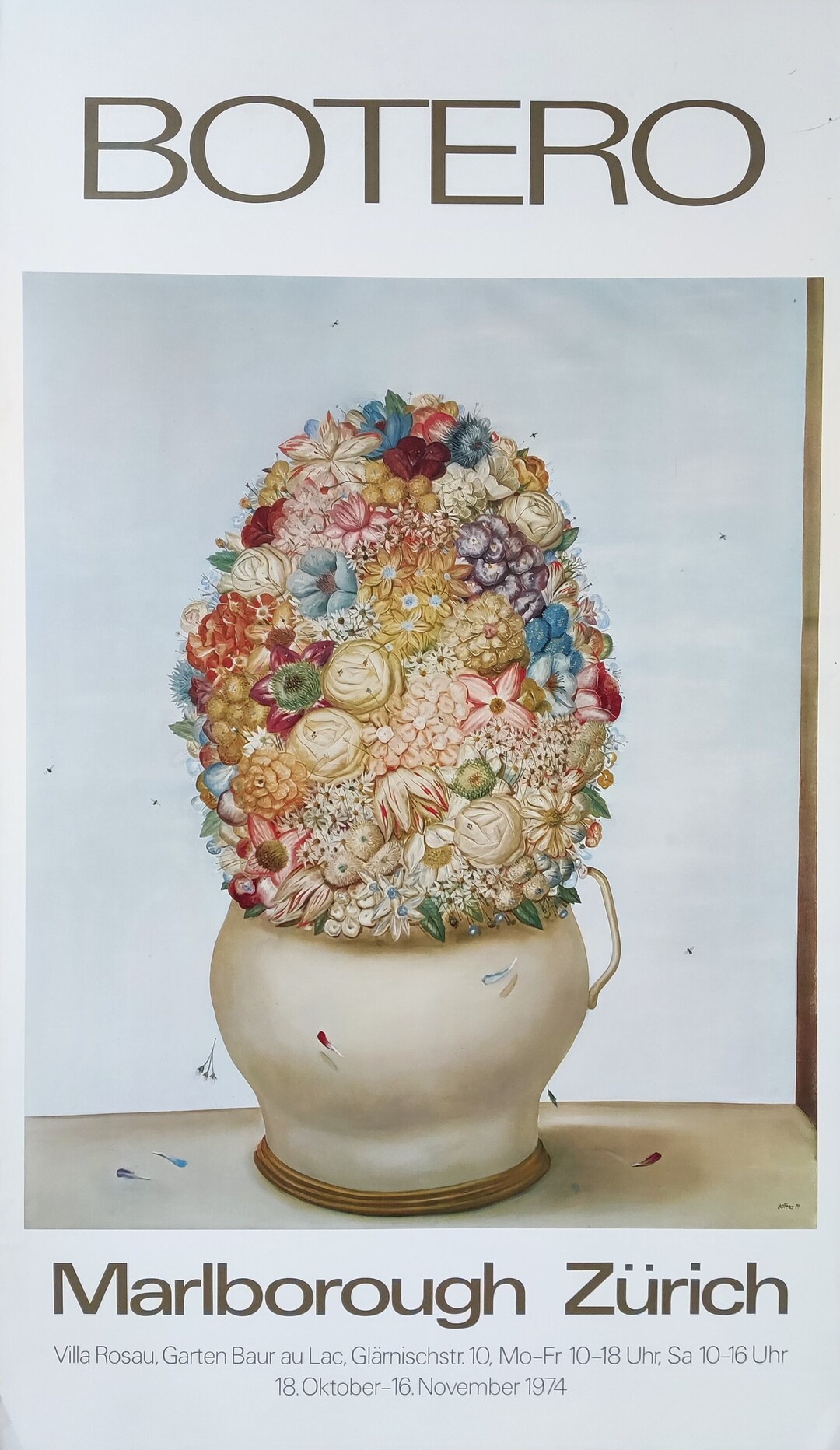 Fernando Botero Original Art Poster - 17.3