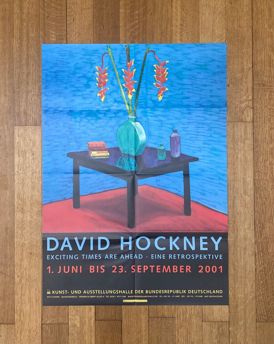 David Hockney Original Art Poster - 23.2