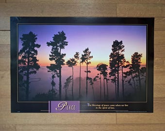 Pokój – oryginalny plakat wystawowy – 35,8"×24" (91 x 61 cm)