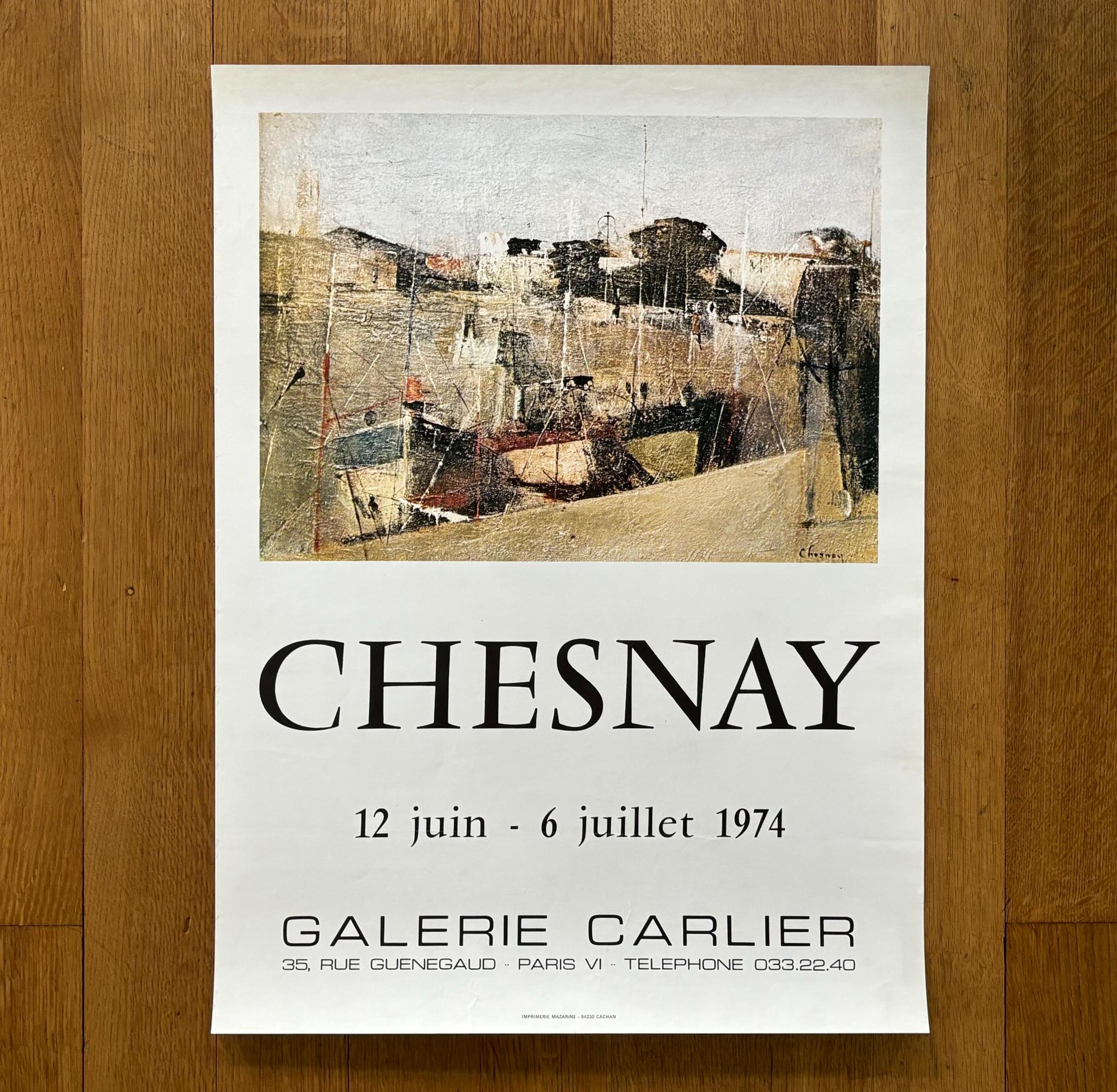 ジャン＝クロード・シェズネー オリジナルアート展ポスター - 18.1