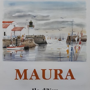 Maura art exhibition poster - 19.5"×27.0" (49.5×68.5cm)
