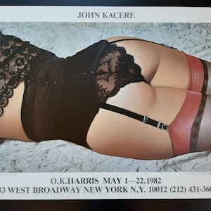 Manifesto artistico originale di John Kacere - 80×60 cm