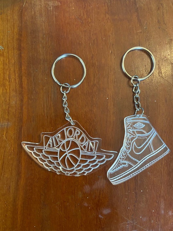 jordan logo keychain