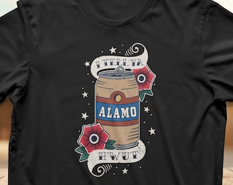 Alamo Beer T-Shirt - Popkulturelles Design