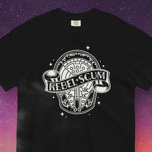 Rebel Scum T-Shirt: Organic Cotton Star Wars Fan Tee