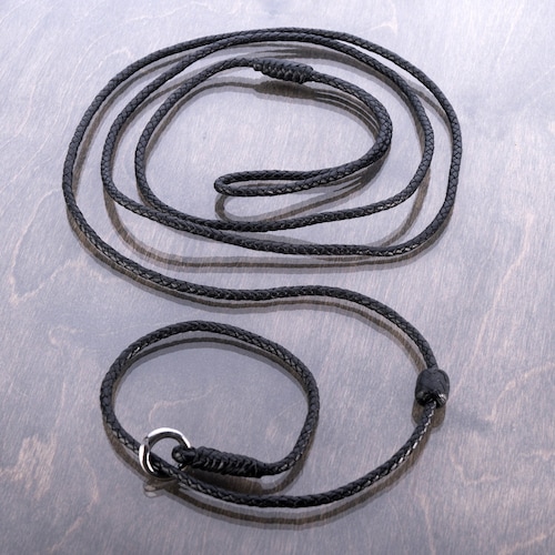 Dog Show Lead Braided Leather Slip Lead Various Lengths Etsy Australia