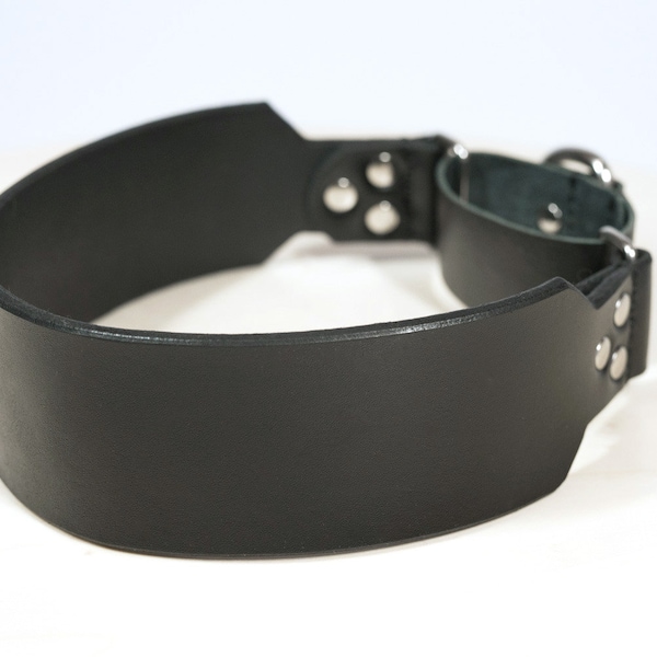 Leather Martingale Collar Etsy