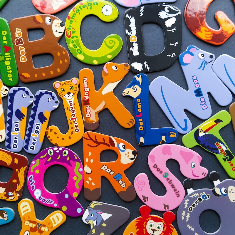 Alphabet Magnets - Etsy