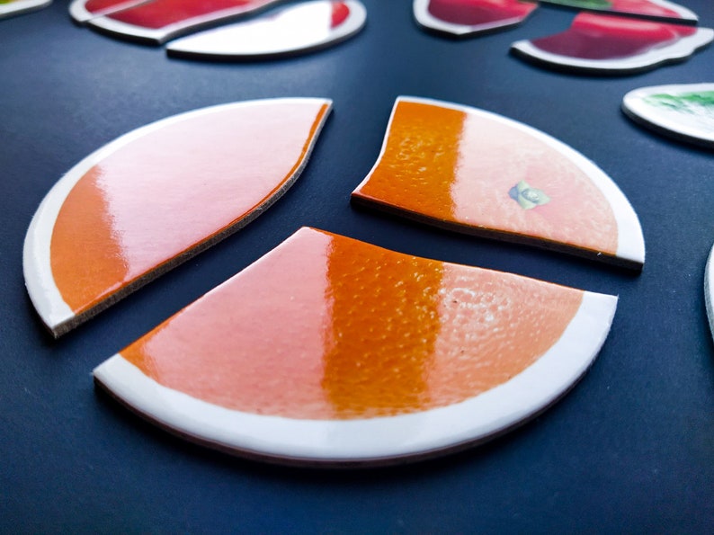 details of the orange magnet