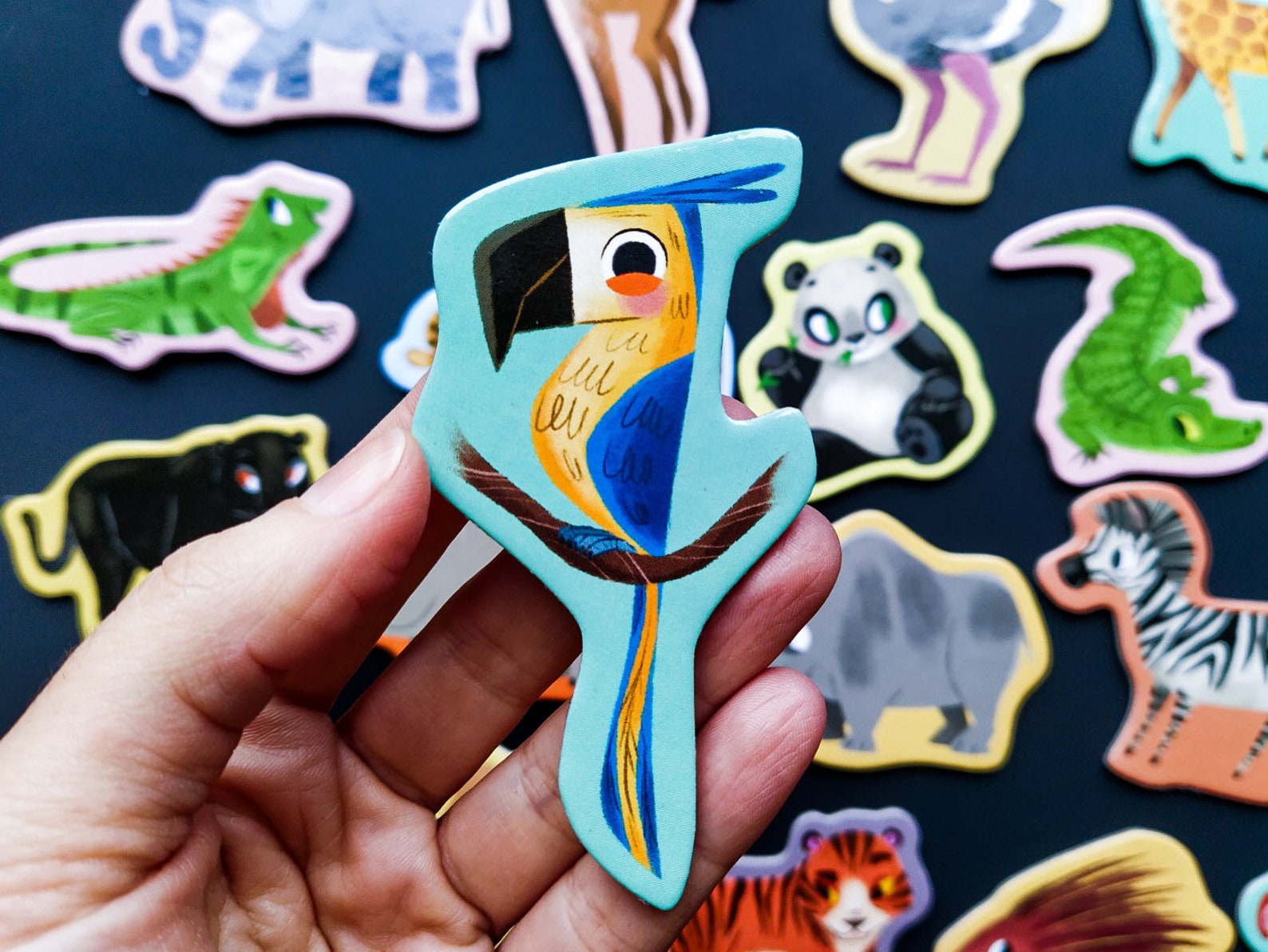 Animal for kids Set of 20 wild animal Toddler Etsy