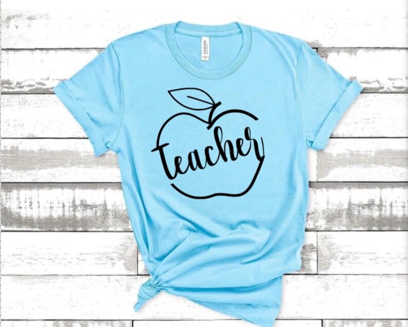 Download Teacher Svg Back to School Shirt Teacher Apple Svg Teacher ...