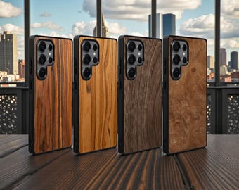 Exotic Wooden Panel Case for Samsung S25 Ultra – Bold Style, Slim Protection