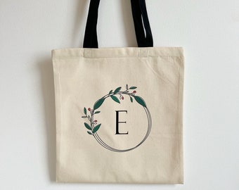 Tote bag with initials cheap