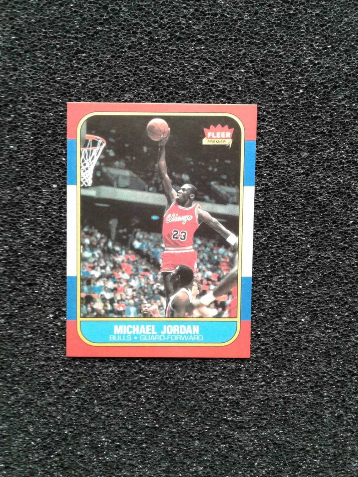 1986 Michael Jordan Fleer Rookie Card. Reprint Mint | Etsy