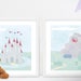 Castle and Dragon Printable Poster Set - Graphic Illustration - Kid's ...
