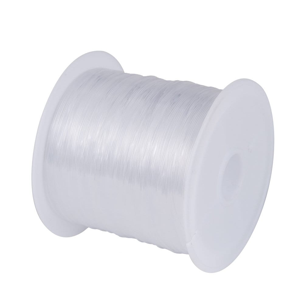 1 Roll 20 Yards Clear Nylon Thread Fishing Line 0.6mm Invisible