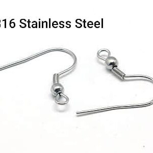 316lvm surgical steel earrings deals