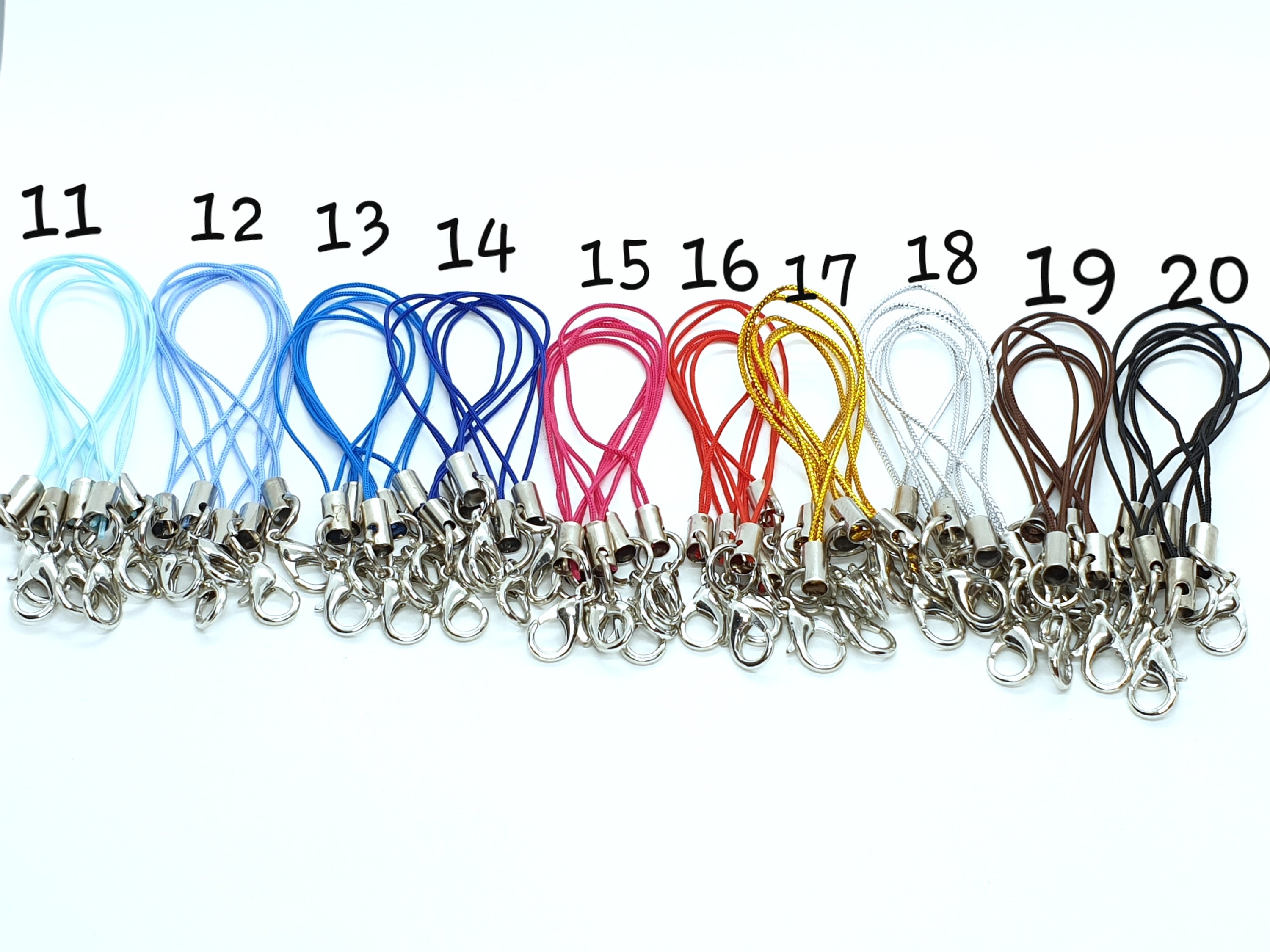 5pcs Keychains Hook Charms Key Cord Strap Cords With Etsy